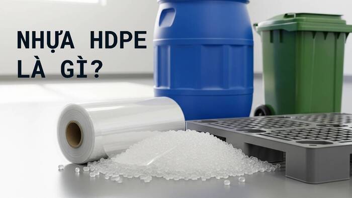 Nhựa High-Density Polyethylene - HDPE được sử dụng cho các sản phẩm nhựa có tính tẩy rửa cao