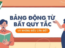 Động từ bất quy tắc