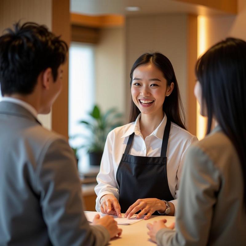 Sinh viên du học Nhật Bản thực tập ngành du lịch khách sạn