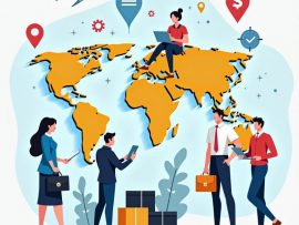 Học Kinh doanh quốc tế ra làm gì: Hình ảnh minh họa các vị trí việc làm đa dạng trong môi trường quốc tế