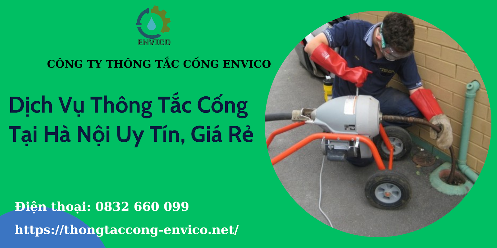 công ty thông tắc cống ENVICO